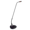 Micro Pupitre Professionel Glemm DMC973, pour conférence - interrupteur mécanique, câble de 8M, connecteur XLR