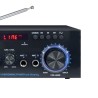 Amplificateur hifi Karma PA-2362BT, Stéréo 2x 30W, Bluetooth USB SD , RADIO FM, télécommande, 2 entrées microphones