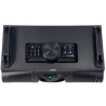 Enceinte Hifi PARTY-FALCON avec Bluetooth USB SD Tuner FM avec animation lumineuse à LED, 2 entrées micro