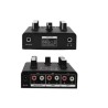 Table de mixage HQ Power HQMX11008 Sonorisation Hifi 2 entrées Stéréo avec connexion USB