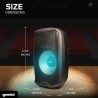 Enceinte active Gemini AS-2115BT-LT-PK, Boomer 15", à LED - 2000W, USB SD Bluetooth TWS FM, pied, microphone et télécommande
