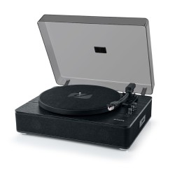 Platine vinyle Muse MT-106 WD, 3 vitesses 33/45/78 tours, Stéréo 2x5W - Bluetooth, Port USB pour lecture et encodage - Noir