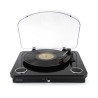 Platine vinyles Ledwood ROUND-300Black  - 33-45-78 Tours, Encodage sur USB, avec haut-parleurs stéréo 2x5W, Bluetooth