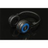 Casque Écouteurs sans fil Soundlab A083A, Bluetooth, Oreillettes rembourrées, finition Noir/bleu