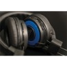 Casque Écouteurs sans fil Soundlab A083A, Bluetooth, Oreillettes rembourrées, finition Noir/bleu