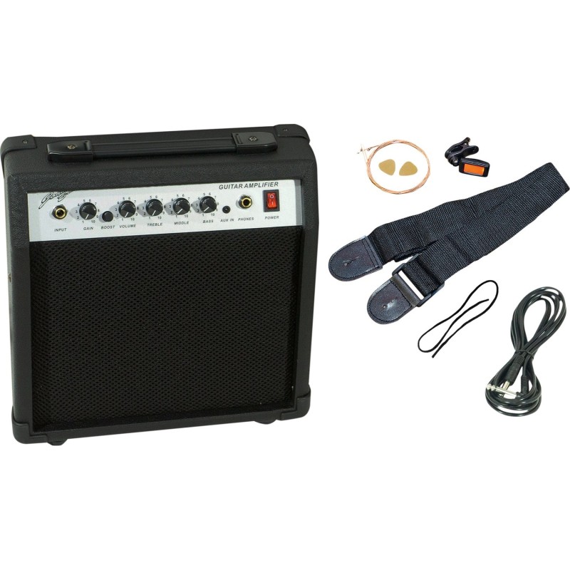 Guitare Basse Kit Électrique LALAHO Avec Ampli 20W - 4 Cordes Couleur Sunset - Parfait Débutants Basse Tilleul érable