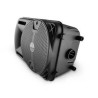 Encente DJ sur batterie DJOON08 - 400W à LEDs RVB USB/SD/Bluetooth, 2 Micros VHF pour Karaoké, Soucoupe OVNI