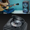 Enceinte Mobile Autonome MUSE M-1820DJ à LED Party box portable avec lecteur CD + Micro VHF et Filaire - BT/CD/AUX/USB - 150W