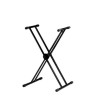 Soporte de teclado sintetizador Negro 40Kg ajustable Max.