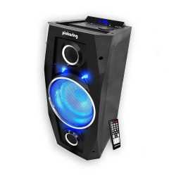 Enceinte Sono High Power autonome batterie à LED 300W 8" - USB/BT/SD/FM - Pickering XS8