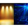Jeu de lumière Ibiza Light FULLMOON - DMX 5-EN-1 AVEC WASH LED RGBW 4-en-1, UV, LAS R+G, STROBO 20 flashes/sec. & ASTRO