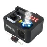 Machine à fumée Ibiza Light SPRAY-COLOR-1000 - à leds RGB, 1000W, 2 groupes indépendants de 6 LED RVB 3-en-1 de 3W chacun