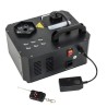 Machine à fumée Ibiza Light SPRAY-COLOR-1000 - à leds RGB, 1000W, 2 groupes indépendants de 6 LED RVB 3-en-1 de 3W chacun