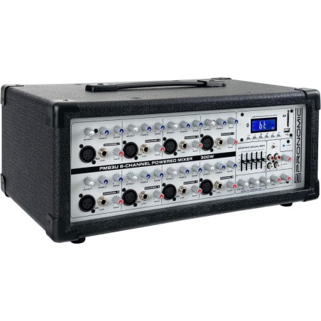 Table de mixage - Pronomic PM83U 8-Channel Powered Mixer avec USB / SD / Lecteur MP3 Bluetooth - 8 canaux - Tape-in & Record-out
