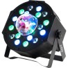 PROJECTEURS PAR Party Sound & Light PARTY-PAR-ASTRO - 7 canaux DMX A LED, 18 LED RVB, AVEC ASTRO, Effet Astro 3 LED, Etrier