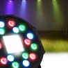 Jeux de lumières 2 PROJECTEURs PAR Party Sound & Light PARTY-PAR-STROBE - DMX A 18LED AVEC Stroboscope 36 LED, Etrier