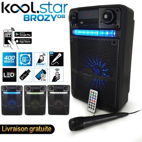 Micro Machine Micro Karaoke Enfants avec 2 Micro sans Fil Karaoke Enfant de Karaoké avec 4 Effets Sonores Variables et LumièRes LED Jouet Enfant 3-10 Ans (Beige