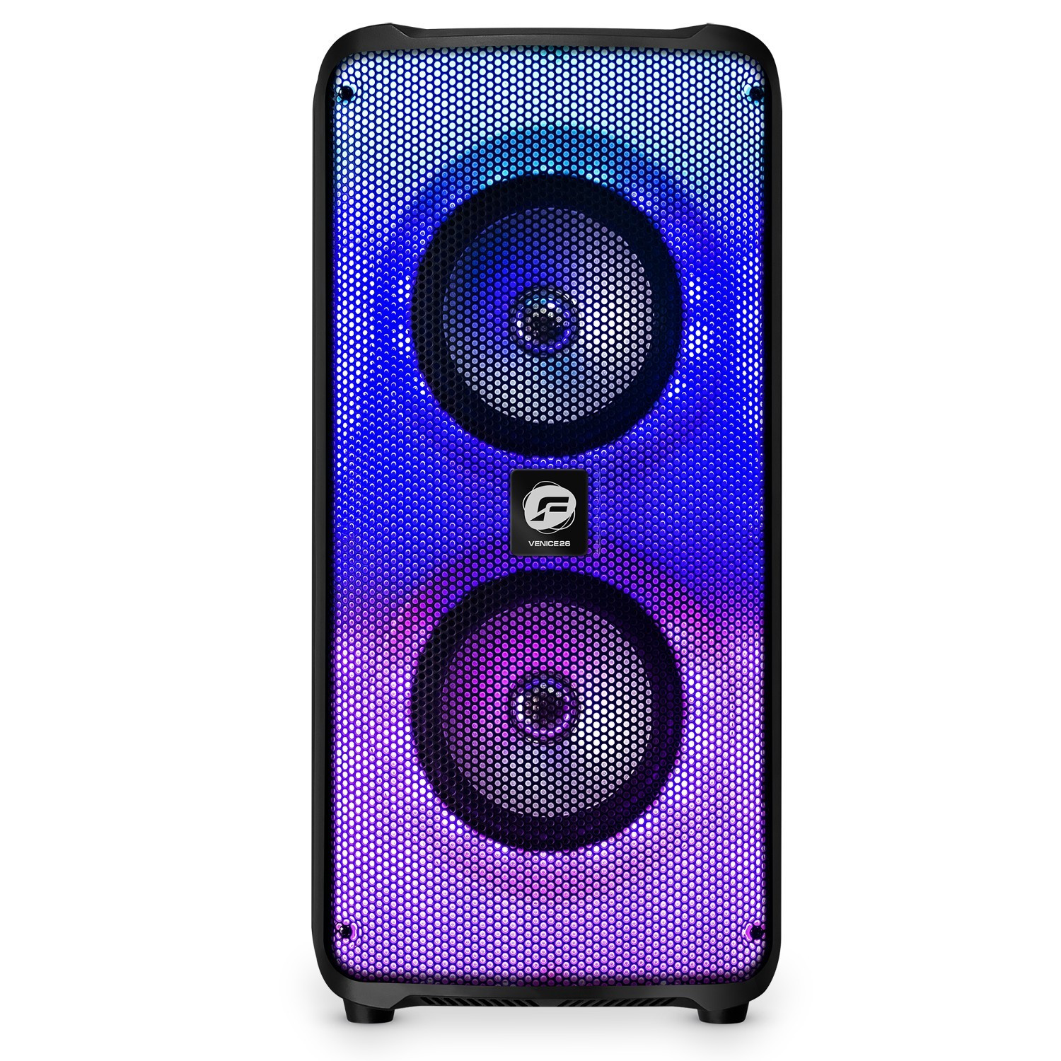 Machine Karaoké TYOTY A90 100W Avec 2 Micros Sans Fil - Haut-Parleur Bluetooth Portable LED