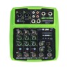 Table de mixage - Pronomic Mini4, USB à 4 canaux Récepteur Bluetooth pour lecture, Port USB pour la lecture et l'enregistrement