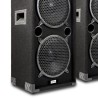 Paire d'enceintes passives IBIZA SOUND STAR 210 - DISCO BOX, Puissance 2x500W Bass-Reflex 2 Boomers 25cm - 3 voies