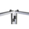 Panneau Stand AFX Light - FACADE-DJ-STAND - pour DJ avec LYCRA 4 faces 122 x 70 cm couvre-câbles console