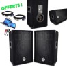 PACK SONO DJ ENCEINTE +CAISSON DE BASSES USB Bluetooth +PIEDS +CABLES HP/PC offerts, 4 PAR LED, TRÉPIED, TÉLÉCOMMANDE, PLUG&PLAY