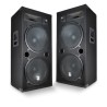 Pack Sonorisation BM SONIC MEGA BASSES Caissons bi-amplifié 18" 46cm 2x1200W , 4 Enceintes 4x2000W SONO DJ PRO CLUB MIX BAR