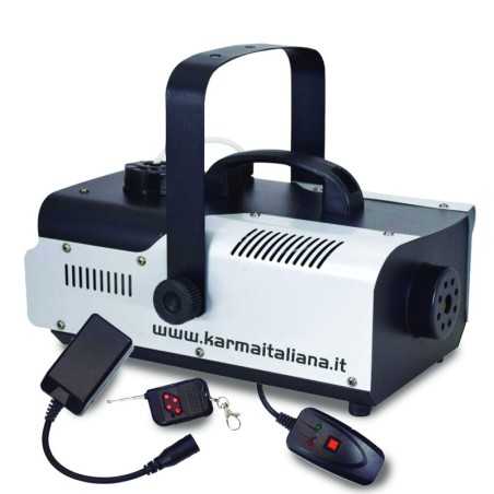 Machine à fumée Karma DJ902 - FOGGER 900W  - Capacité 1L, Télécommandes sans fil et filaire - jusqu'à 260 m3/min de fumée