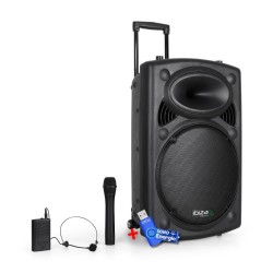 Port15-VHF Enceinte Sono PortableUSB SD MP3+ Clé USB 32G