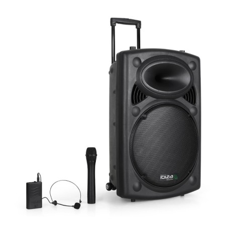 Port15-VHF Enceinte Sono PortableUSB SD MP3+ Clé USB 32G