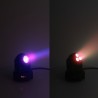 Jeu de lumière Lyre « double face » IBIZA LIGHT MH-BEAM-WASH 14/18 canaux DMX RGBW, Stroboscope, Dimmer