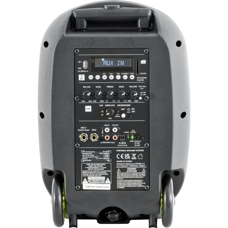 Chargeur Secteur 15V Pour Sono Portable Ibiza Sound PORT15UHF-MKII - Câble 120cm