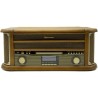 Roadstar ROAHIF1993DBT HiFi rétro Bois avec Tourne-disques (Bluetooth, FM, CD) Couleur Bois