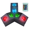 Jeu de lumière 6 lentilles à 24 LEDS Karma DJ LED234 Mode Auto, DMX ou piloté par télécommande