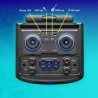 Haut-Parleur Portable Sono 300W NGS WILDDUB1 Stéréo Bluetooth et True Wireless, Double Sub 8" (Micro SD/USB/AUX in/),