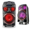 Enceinte portable 120W NGS WILDDUBZERO - 8" WOOFER COMPATIBLE avec TECHNOLOGIE BLUETOOTH ET TWS - USB/SD/BT. Batterie 7 HEURES