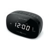 RADIO REVEIL DOUBLE ALARME MUSE M-155-CR - Afficheur blanc - Radio PLL FM - Double alarme