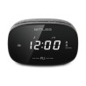 RADIO REVEIL DOUBLE ALARME MUSE M-155-CR - Afficheur blanc - Radio PLL FM - Double alarme