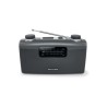 RADIO PORTABLE MUSE M-058-R  -  Coloris noir - Antenne FM pivotante - Volume Marche/Arrêt rotatif - Poignée de transport