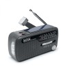 RADIO PORTABLE MUSE MH-07-DS - Coloris noir - Alimentation par dynamo et énergie solaire - Multi-gammes FM/MW/SW1/SW2