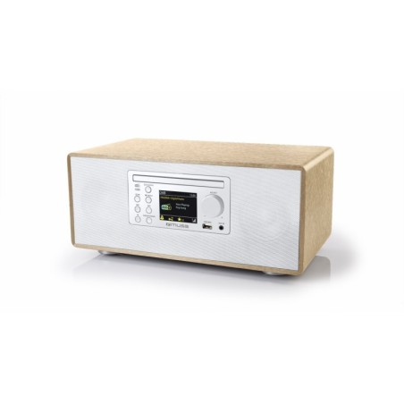 ENCEINTE BLUETOOTH DE SALON MUSE M-695-DBTW - 60 W - Bluetooth - CD, CD-R/RW, MP3 - CD à tiroir - Radio PLL FM, DAB/DAB+ - NFC