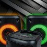 Enceinte Nomad sur Batterie rechargeable PARTY PARTYBTHPS - avec Bluetooth USB SD, Effet Lumineux à  LED - 30W