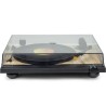 Tourne Disque - Pré-amplifié - Thomson TT702 Sortie RCA - (33/45 Tours) - Finition Bois, Noir - Tête de Lecture Audio-Technica