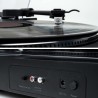 Tourne Disque Pré-amplifié Thomson TT350 NOIR 33/45 tours, Lecture et retour du bras automatique, tête de lecture Audio-Technica