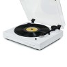 Tourne Disque Pré-amplifié Thomson TT355 BLANCHE 33/45 tours, Lecture et retour du bras auto. tête de lecture Audio-Technica