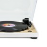 Tourne Disque Pré-amplifié Thomson TT301 Finition BOIS/BLANC - 33/45 tours, Lecture et retour du bras auto. Audio-Technica
