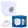 Enceinte Autonome BIG BEN PS200 - Lience PlayStation SONY CUBE LUMINEUX ENCEINTE SANS FIL BLUETOOTH à LED RGB, 9 couleurs