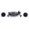 Tourne-disque Vinyle 33/45 avec enceintes sans fil BigBen TD115CSPS, Bluetooth, Encodage du vinyle sur votre PC via un câble USB