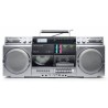 Enceinte Portable Hifi Muse M-380 GBS Ghetto Blaster Enregistreur de cassette CD RADIO FM BLUETOOTH - 80W - Écran LCD