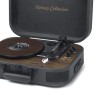 Platine vinyle Muse MT-207 DGB, 33/45/78Trs, Stéréo 2x5W - Bluetooth, Port USB pour lecture/encodage, Adapt. 45Trs, Noir et bois